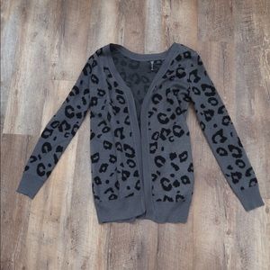 Leopard Print Cardigan